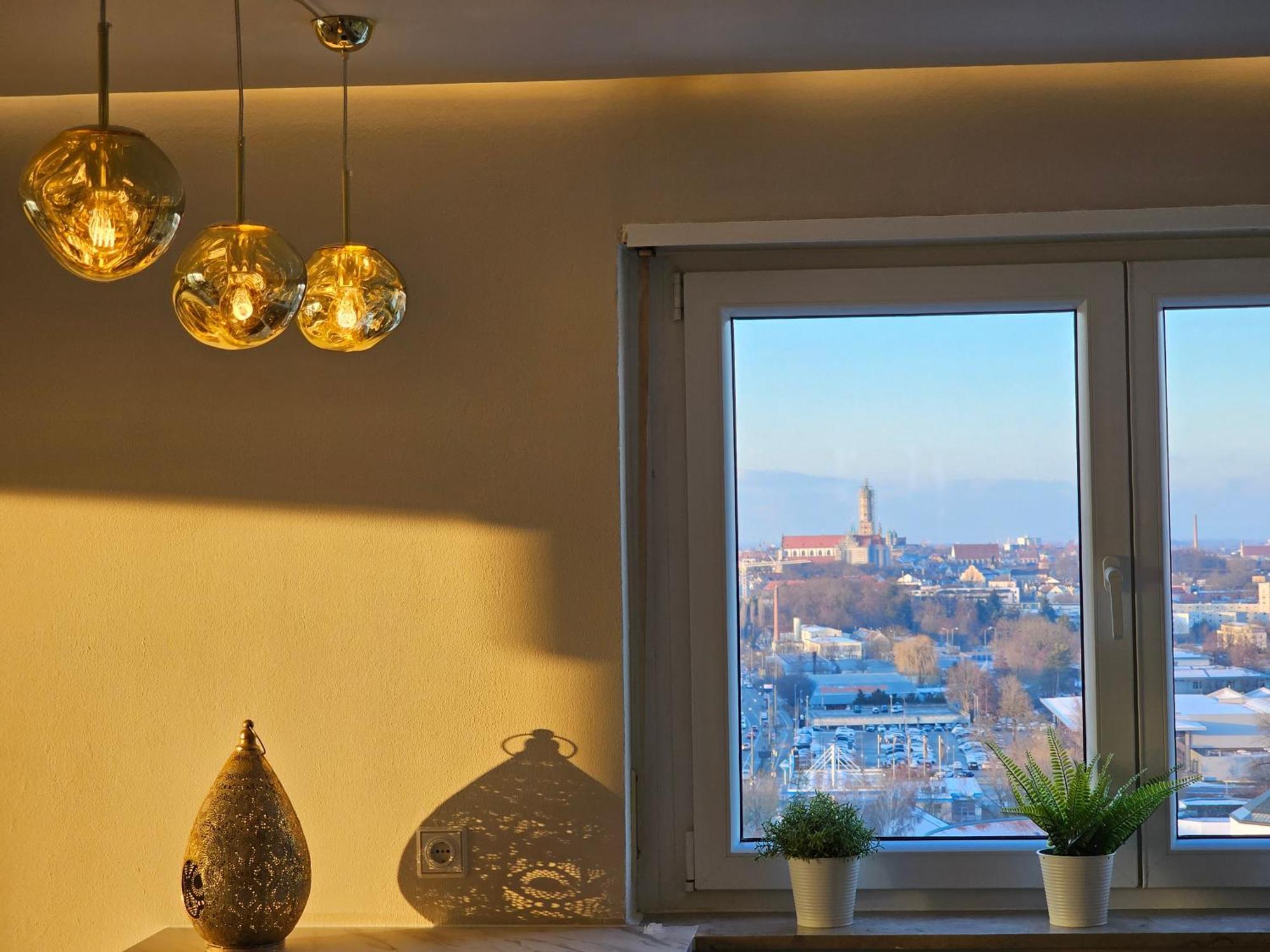 Stylische Sunset-Wohnung Augsburgo Exterior foto